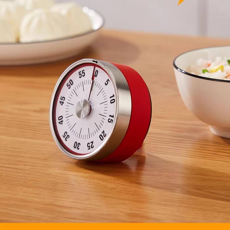 Visual Classroom Timer Magnetic Mechanical Countdown Clock for Baking Kids Study Home Educational Use