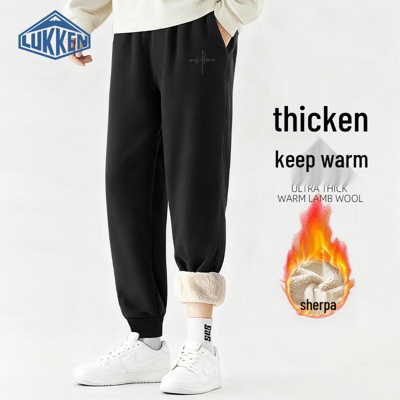 

LUKKEN Men s Cursive English Print Jogger Pants XL