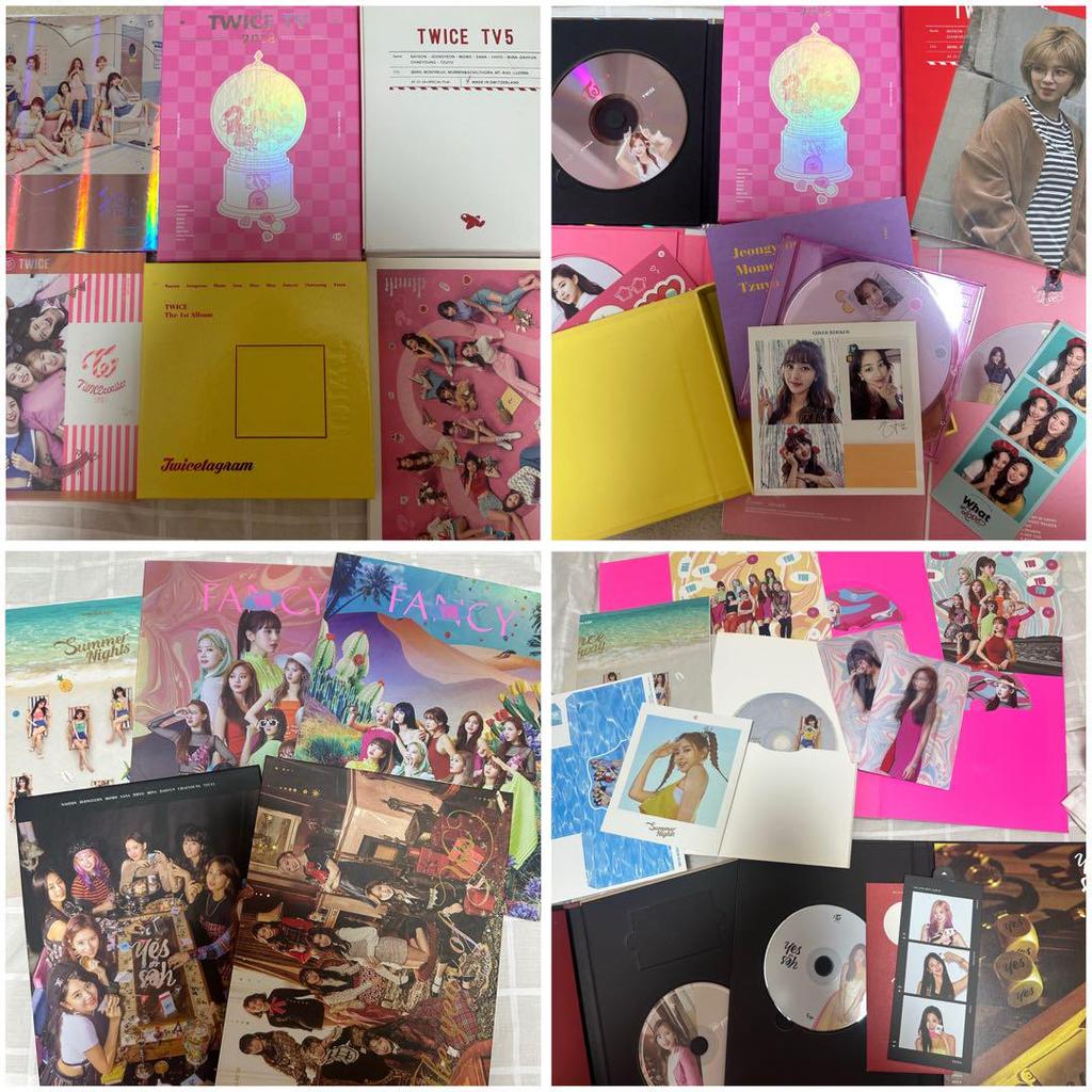 [USED] TWICE CD/DVD merchandise bundle