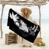 Naruto Character Customize Your Name Beach Towel Quick-Dry Soft Microfiber Perfect for Traveling Yoga Camping and Swimming