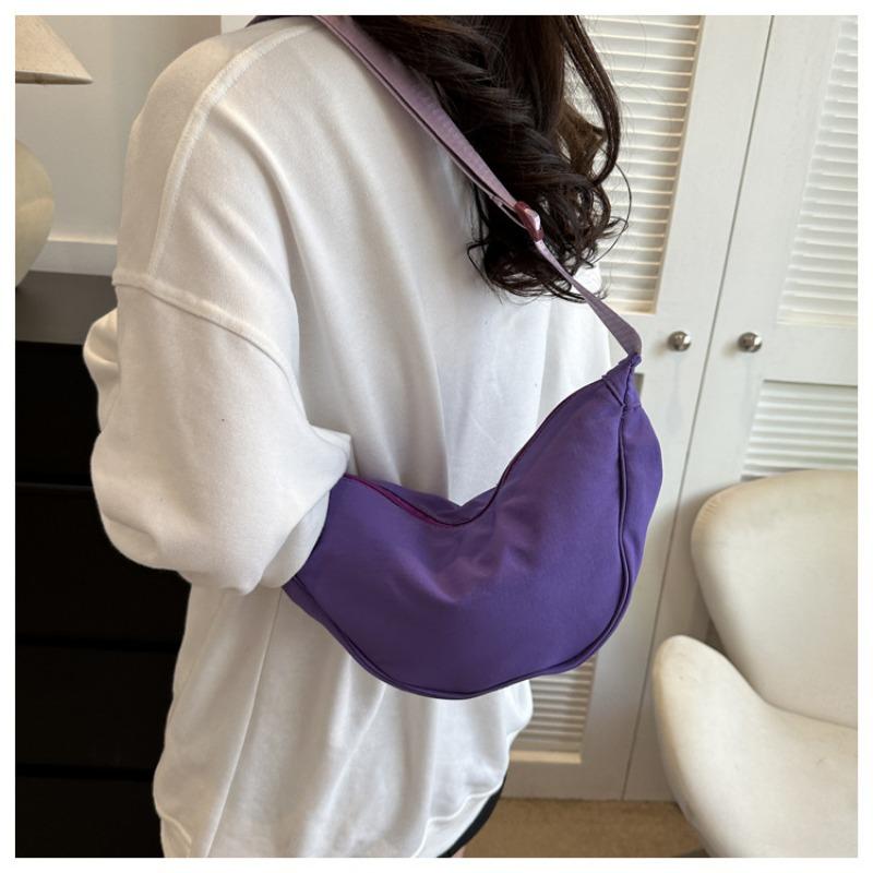 Dumpling Bag Women's Bag Oblique Span Bag New Shoulder Bag Simple Bag Nylon Cloth