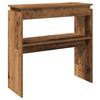 Console Table with Rustic Wood Look 80 x 30 x 80 cm Engineered Wood