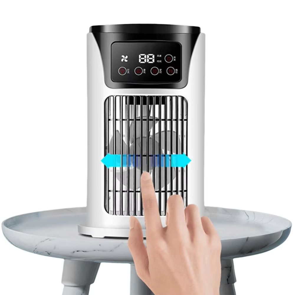 300ML Water Tank Air Cooler Fan 6 Speeds Portable Air Conditioner  Personal Cooling