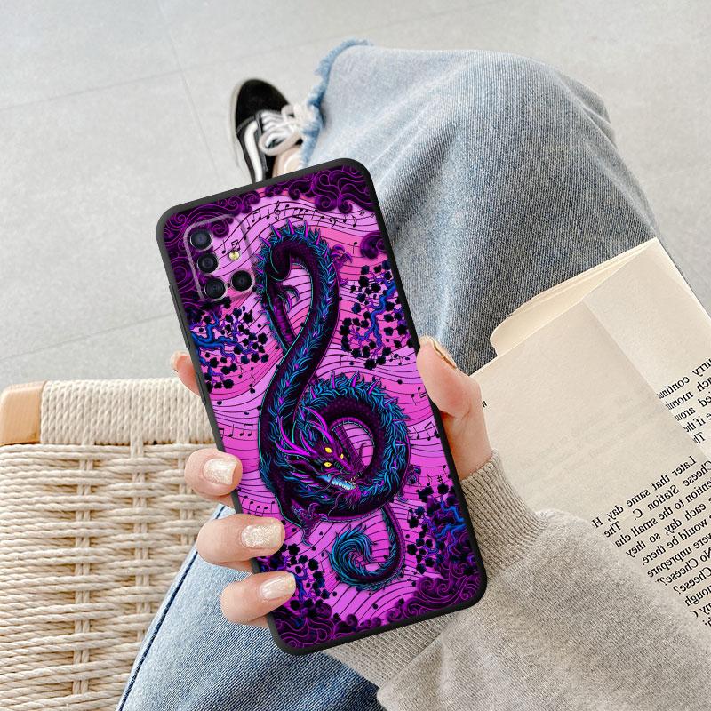 Mode Chinesischen Tiger Drachen Fall Für Samsung Galaxy A50 A02 A01 A02s A10 A03s A04s A03 Core A04 A20e A40 a70 A54 A34 Abdeckung