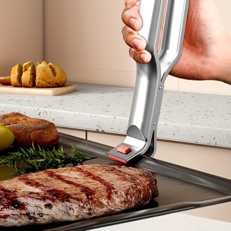 Stainless Steel Heat-Resistant Tongs for Bowls, Non-Slip Kitchen Clips, Multifunctional Steaming And Serving Tongs
