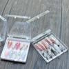 1/5pcs Wear armor transparent storage box anime game badge storage display box acrylic dust square storage box