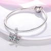 925 Silver Book Coffee Cup Charms Bead CZ Zircon Butterfly Dangle Fit Original Bracelet DIY Women Jewelry