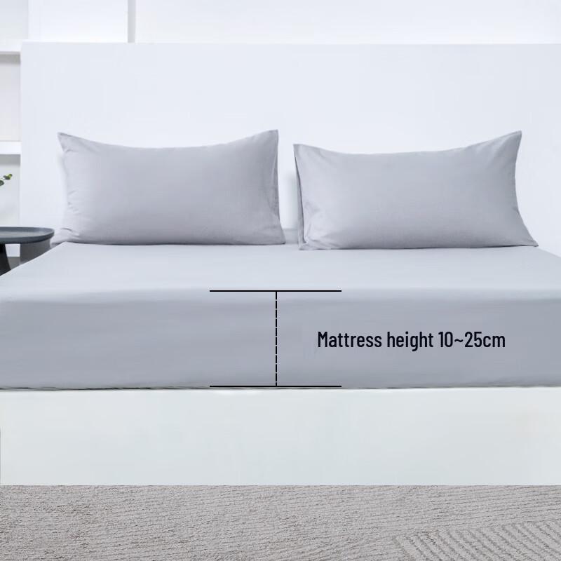 One's Member All-Cotton Linen-Look Fitted Sheet