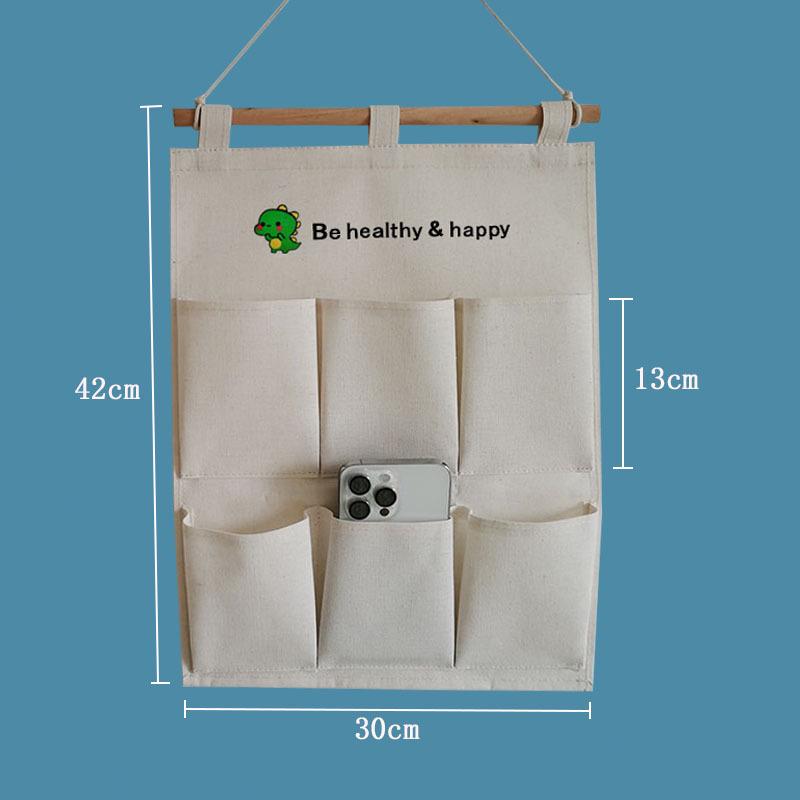 Wen'er Wandmontierte Mehrschichtige Hängeaufbewahrungstasche für Studentenwohnheime