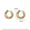 Exquisite European and American Style Hoop Earrings - Light Luxury, Super Shiny, Simple, and Stylish.