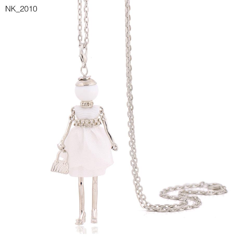 Cute Women Necklace Statement Lady Charm Long Trendy Necklace New Fashion Female Big Pendant Lovely Jewelry Gift