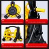 Diy Hose Reel Portable Water Pipe Storage Rack Single Arm Pipe Coiler Garden Hose Reel Abs Water Hose Holder Outside Lawn Yard