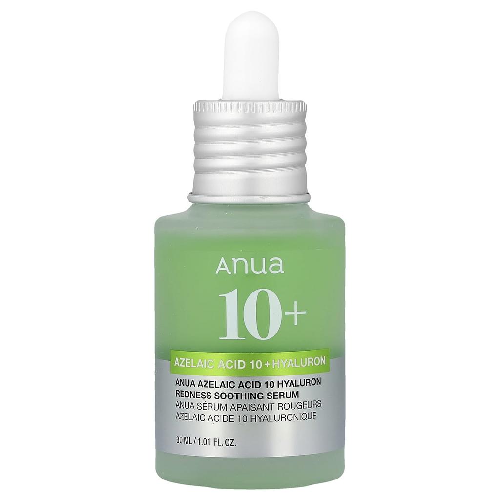Anua Azelaic Acid 10 Hyaluronic Acid Redness Soothing Serum, 30ml (1.01 Fl Oz)