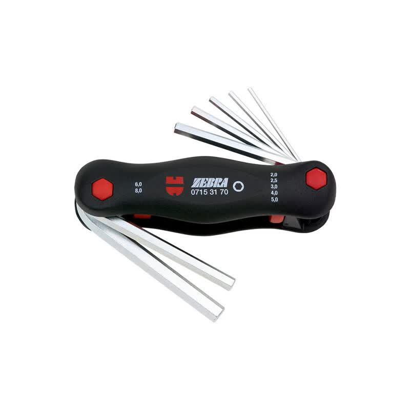 WURTH Folding Hex Key Set (7-Piece) 7-Piece Set