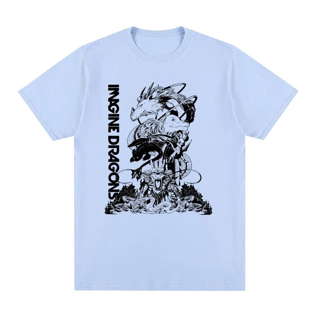 Imagine Dragons Vintage T-shirt Cotton Boyfriend Cool Fashionable Harajuku Men T Shirt New Tee Tshirt Womens Tops