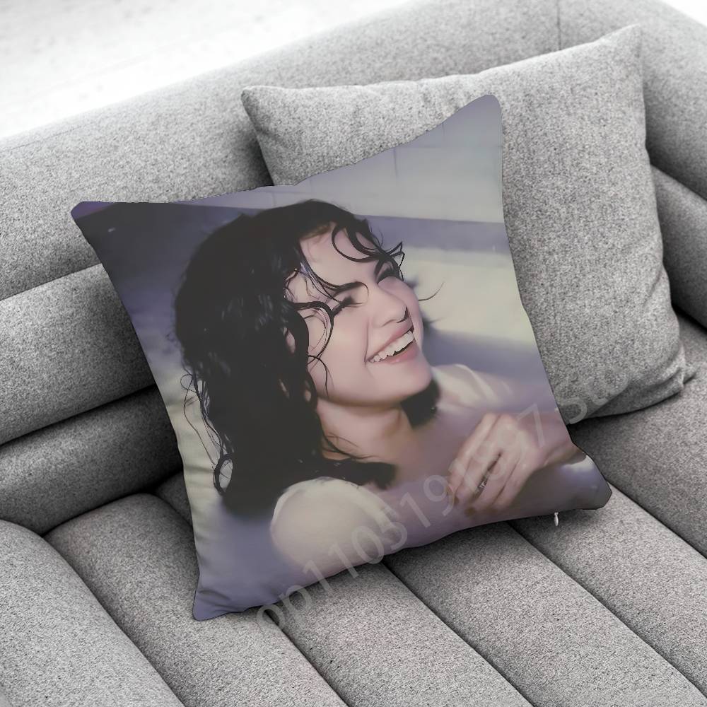 Federa Cuscino Decorativo Attore Cantante S-Selena Gomez Per 45*45Cm 40Cm 30Cm 50Cm 55Cm Quadrato Federa Cuscino Casa