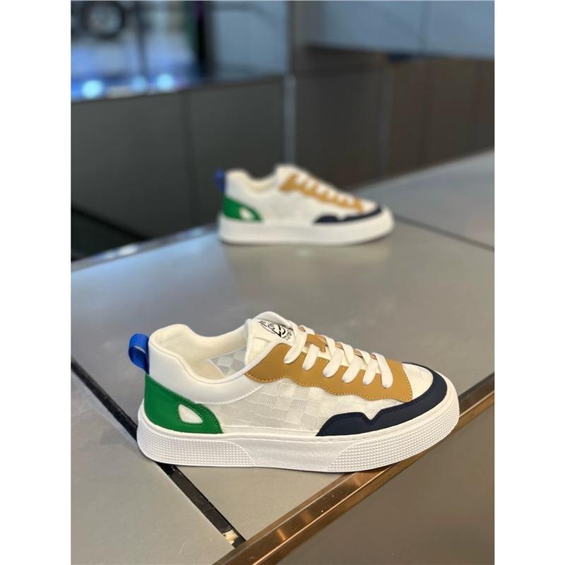 Chessboard trendy men's shoes, new mesh breathable soft bottom comfortable and versatile outdoor leisure board qs
