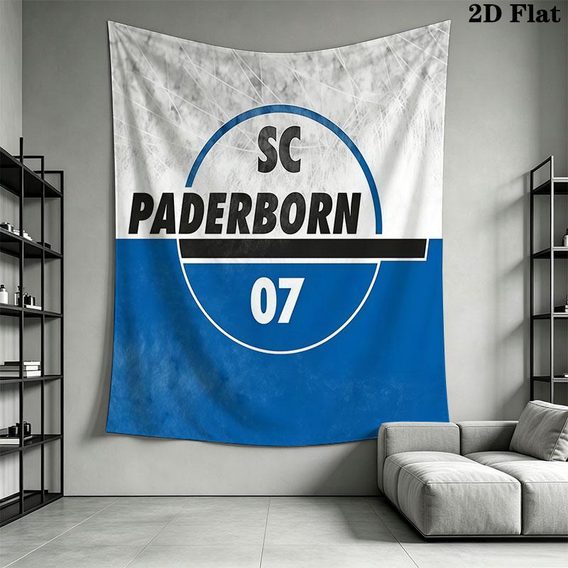 Paderborn Logo Wall Hanging Printed Fabric Blanket Decorative Tapestries for Bedroom Living Room Home Decor