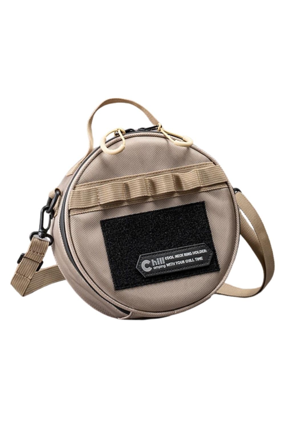 Chill Camping Cool Neck Ring Case, Neck Cooler, Cooling Ring Storage Case, Insulated Case, Insulated Bag (Khaki)