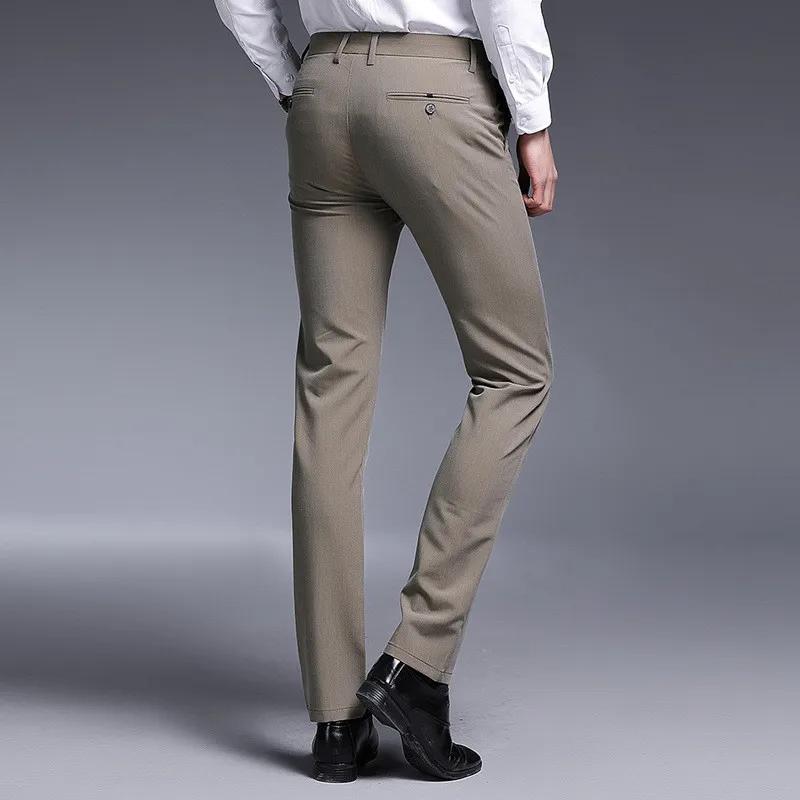 Men s Trousers Self-cultivation Business Ultra-thin Breathable Pants for Male Leisure Trouser 29