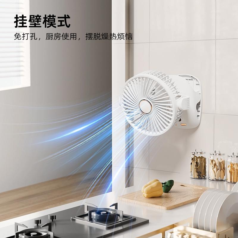 Electric Fan with Smart Features, Lighting, and Digital Display