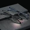 Single Light Reading Glasses Men's Half Frame Business Glasses Fashion Decorative Glasses