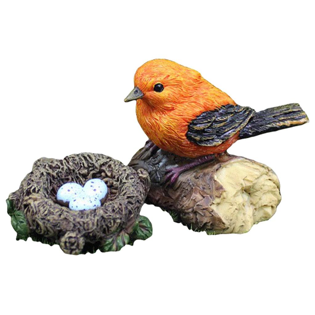 Figurines Miniature Fairy Garden Decoration Bird Animal Model for Party Landscape