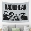 Tapestry Radiohead, Czarno-Białe Członków Zespołu Rockowe Tapestry, Dekoracja Ścienna do Salonu lub Sypialni