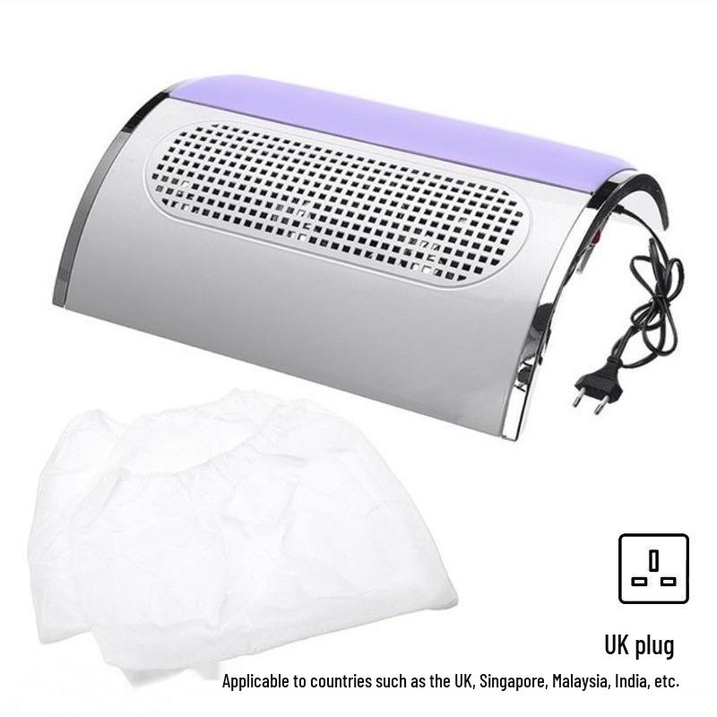 

858-5 Desktop Manicure Dust Collector - Three-Fan, Large Suction, 40W Polishing Dust Collector