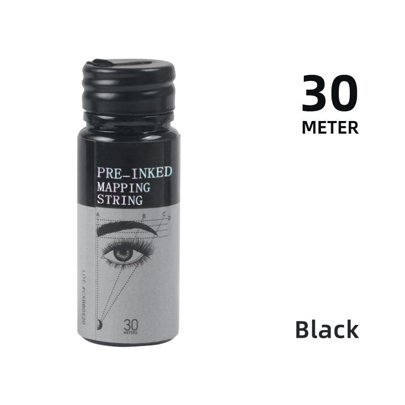 Pre-Inked Mapping String 30m Eyebrow Makeup Dyingliner Thread Microblading Semi-permanent Positioning Measurement Tattoo Tools