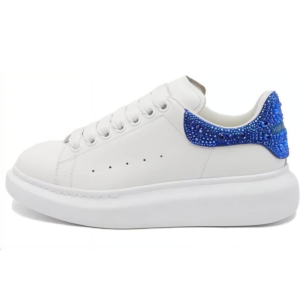 Alexander Mcqueen Oversized White Ultramarine Crystal Women's 718243WIE999407