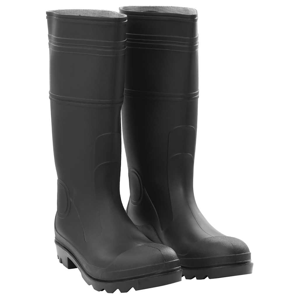 Vidaxl Kalosze, Czarne, Rozmiar 46, Pvc
