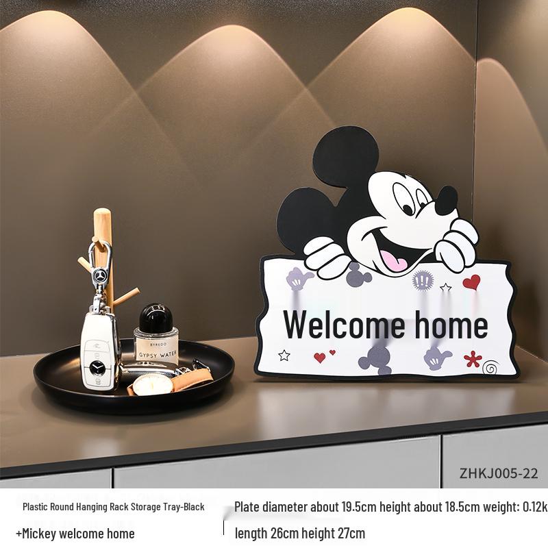 Luxury Entryway Console Table with Key Storage and Decorative Tray