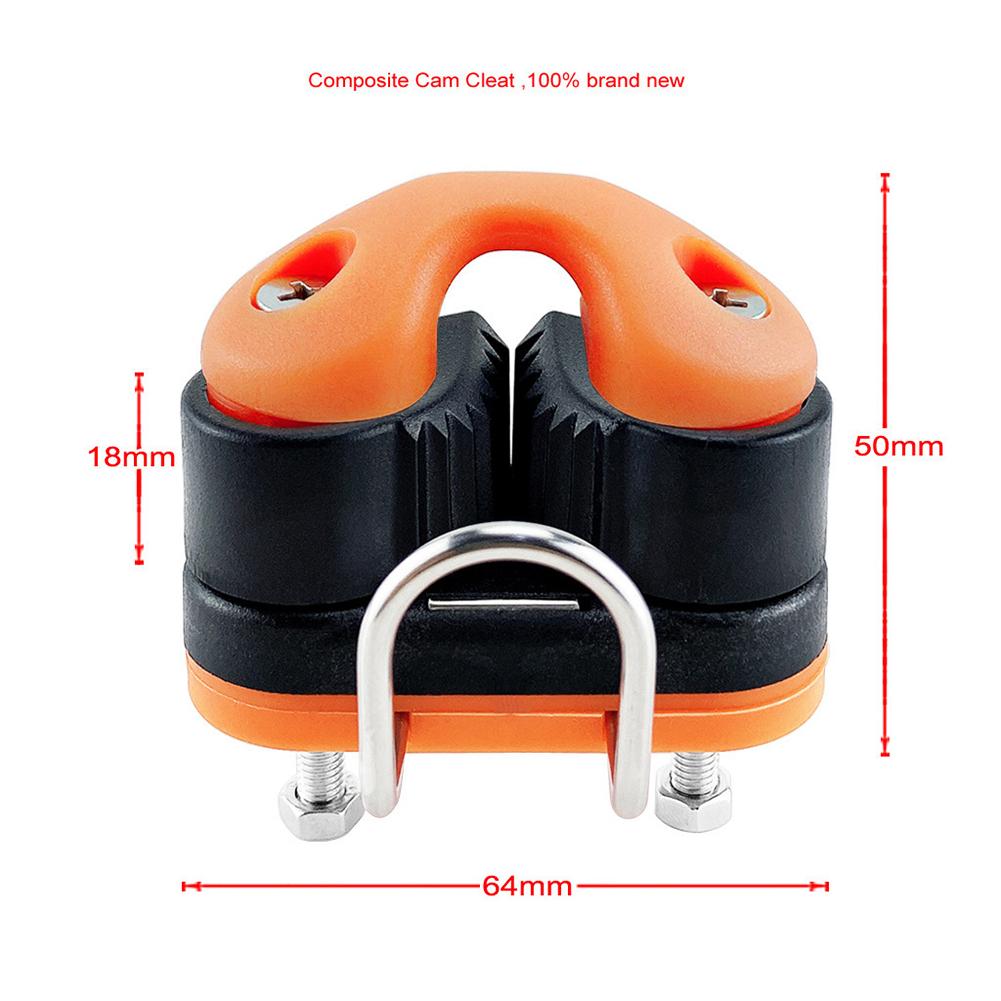 Composite 2 Row Ball Bearing Cam Cleat With Leading Ring Pilates Fitness Equipment Sailing Accessories