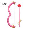 Lightweight Foam Archery Toy Cupid Bow And Arrow Costume Accessory, Valentine's Day Mini Couple Gift for Valentine Set with Heart Halloween