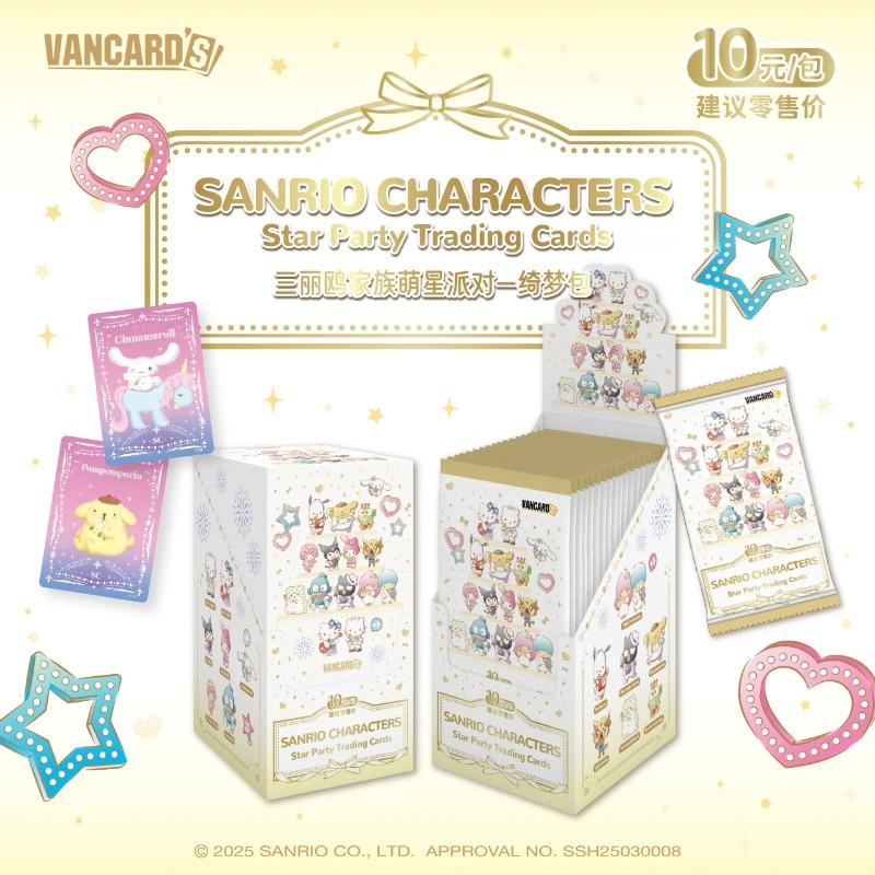 Genuine Card Polaroid Family Heartbeat Wink Life Diary HelloKitty Kuromi Pink Cute Collection Card Kids Toys Gifts