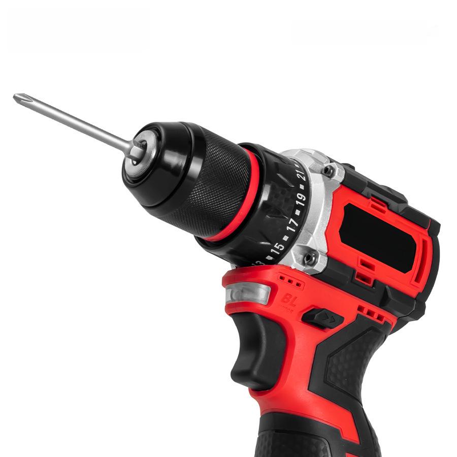 HILDA 16.8V Mașină de găurit electrică cu litiu fără perii - Putere mare, Design compact, Mașină de găurit manuală cu capacitate mare