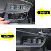 Glossy Black Window Lift Button Trim Frame Cover For Honda Pilot 2016-