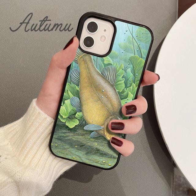 

Чехол для телефона CARP FISH FISHING для iPhone 11 12 13 14 Pro Max mini X XR XS SE 2020 6S 7 8 Plus Samsung Galaxy S21 S22 Samsung S22ultra