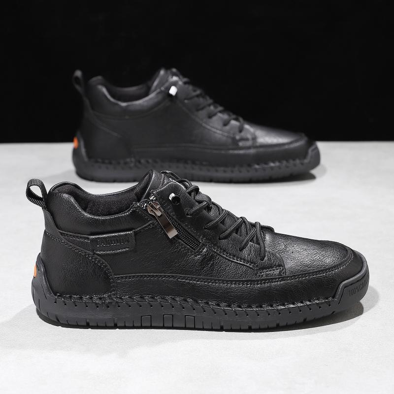 Womens/Men's Leather Shoes Large Casual Shoes Sports Men's Fashionable Casual Leather Shoes