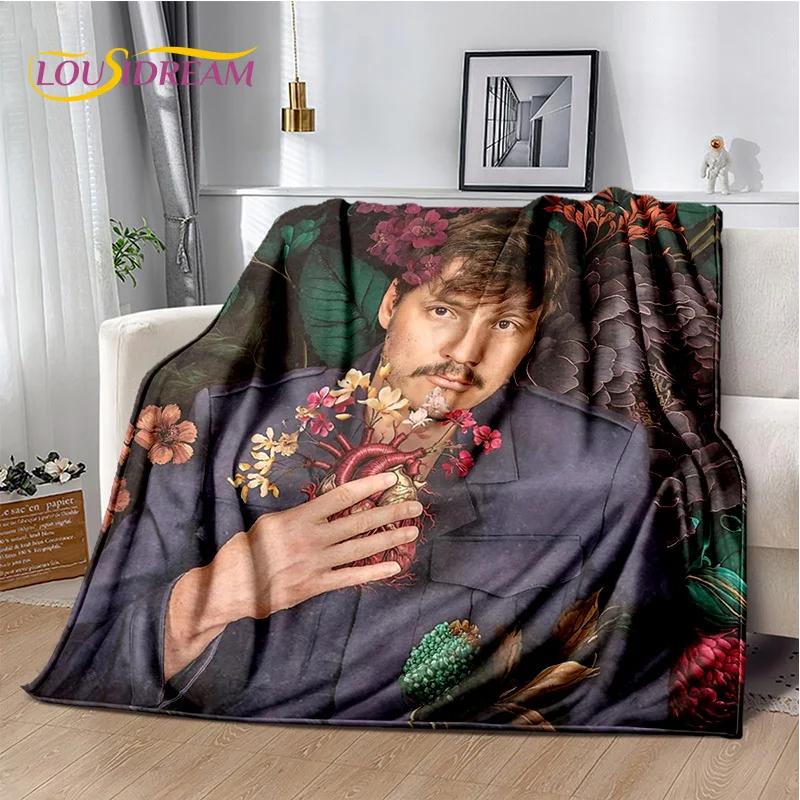 Pedro Pascal Lustiger Druck 29 Stil Decke, Weiche Überwurfdecke für Zuhause Schlafzimmer Bett Sofa Picknick Reise Büro Abdeckung Geschenke Kinder