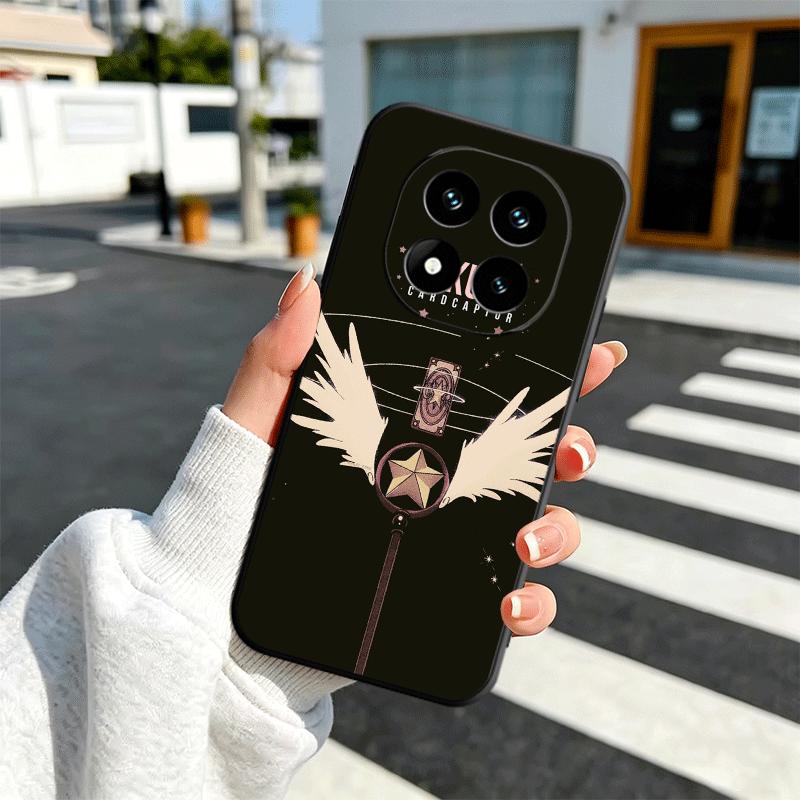 

Мягкий чехол для телефона с аниме CardCaptor Sakura для Xiaomi Redmi Note 12 13 14 15 Pro Plus 11 12S 11S 11T 10 4G Черная задняя крышка Redmi Note 10 4G