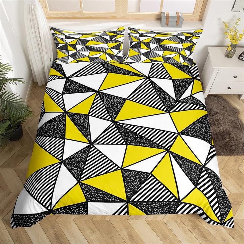 Пододеяльник с изображением заката и геометрическим узором Ombre — фото 15