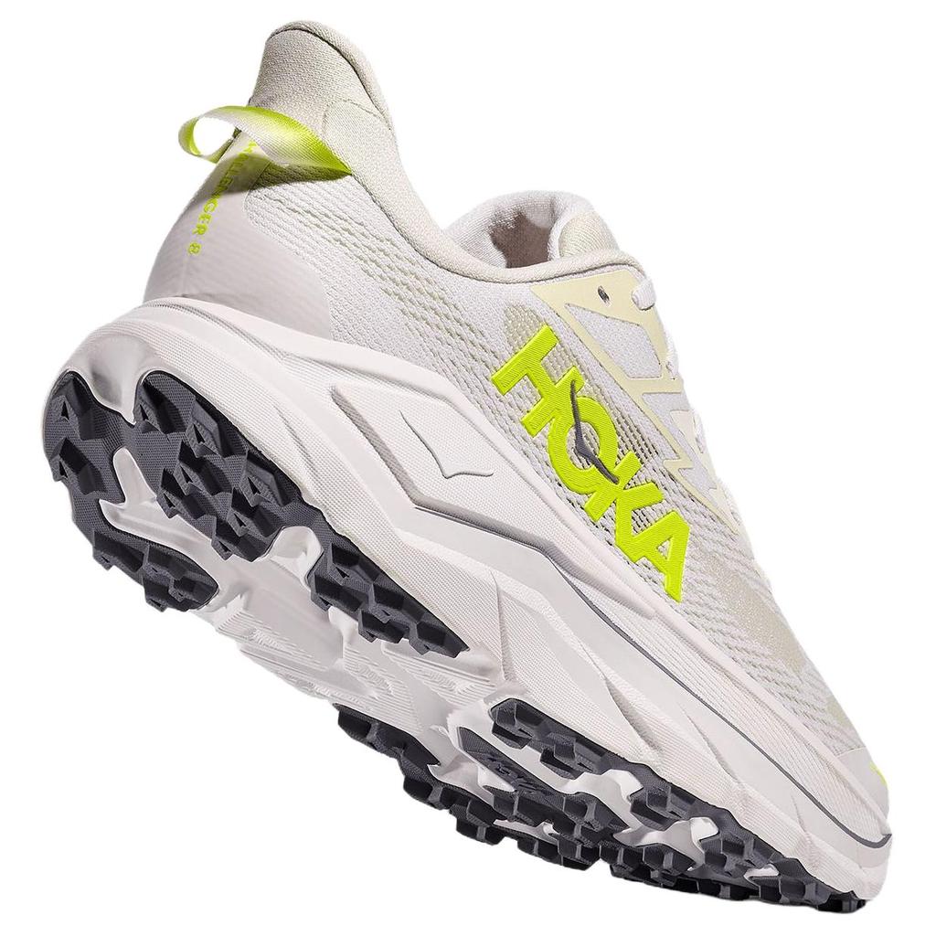 HOKA ONE ONE Challenger 8 Breathable Support Running Shoes Men's White Green 1168716-WNH