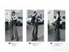 Cement Grey Retro Wide-Leg Micro Flare High-Waist Jeans for Women - Trendy Slimming Loose Fit, Spring/Autumn