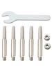 Grinding Head Chainsaw Sharpener Cylindrical Burr Silver