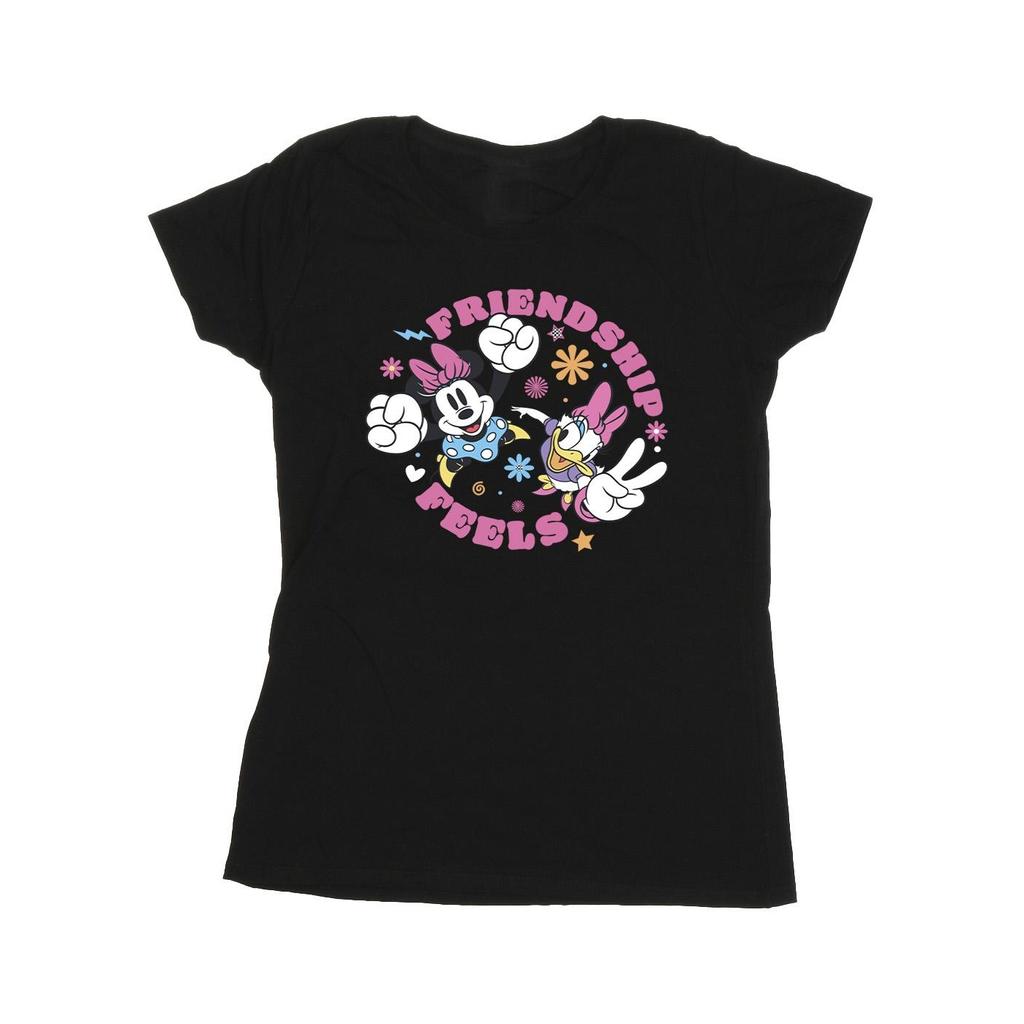 Disney Womens/Ladies Minnie Mouse Daisy Friendship Cotton T-Shirt