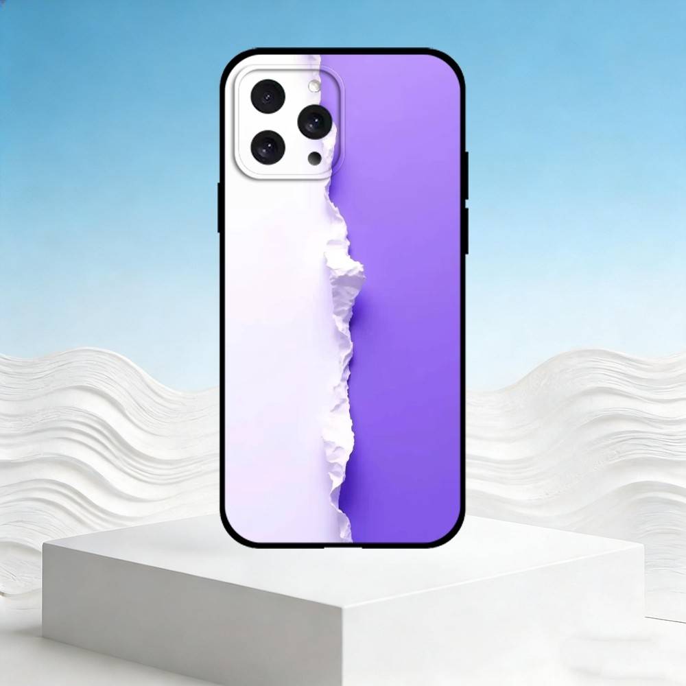 

T-Tearing paper art Phone Case For iPhone 17,16,15,14,13,12,11 Plus,Pro Max,SE4Soft Silicone Black Cover iPhone16e