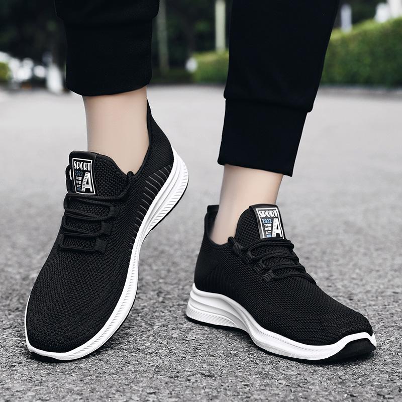 New Men's Shoes Sports Flats Casual Shoes  New Fashion Breathable Walking Shoes Lightweight and Comfortable Men's Shoe