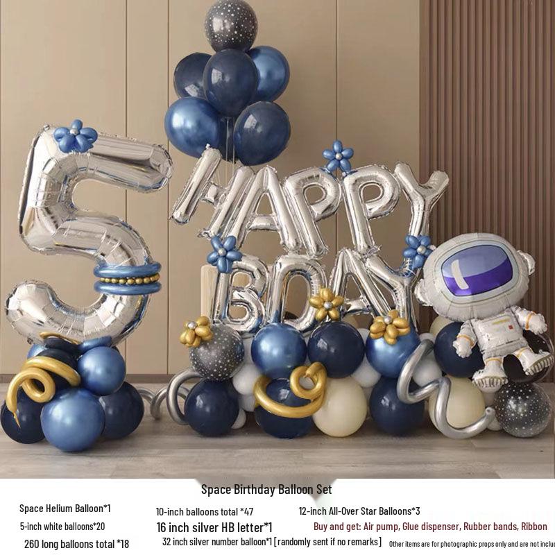 Narozeninová balónová stěna pro princeznu v korejském stylu pro chlapeckou a dívčí párty